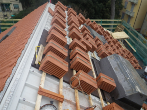 Copertura in tegole - pannelli precoibentati