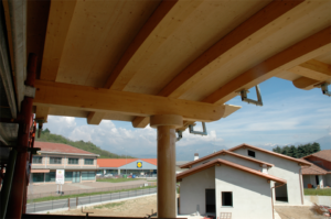 Tetto in legno