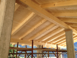 Tetto in legno